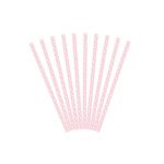 pajita rosa puntitos -floristería iglesias