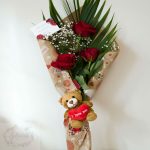 Ramo de 3 rosas con bombones