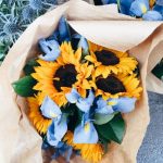 Ramo girasoles e Iris