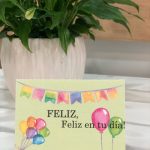 Tarjeta feliz en tu día