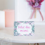 Tarjeta feliz día mamá