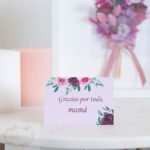 Tarjeta gracias por todo mamá