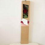 Rosa roja caja
