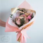 Ramo de flores tonos pastel