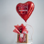 Pack regalo bolsa corazón roja