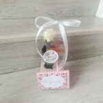 Rosa preservada crema regalo